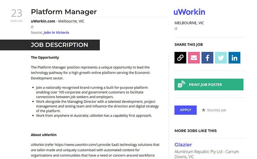 uWorkin - Job Seeker Tools